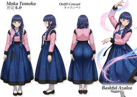Moka Tomoka - Bashful Azalea (Outfit Design)
