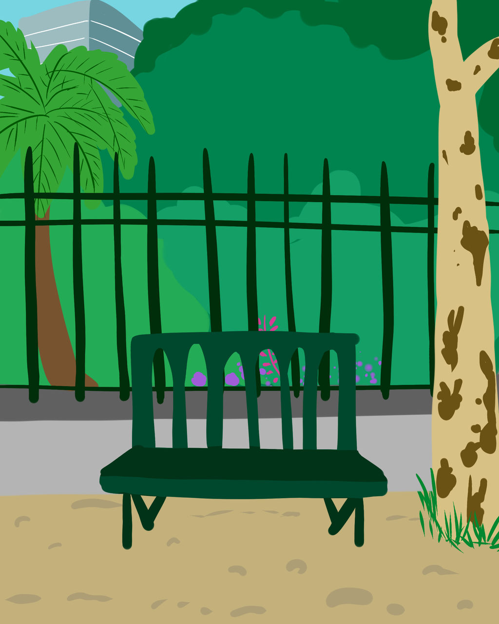 Park by Naotsu-Drawing on DeviantArt