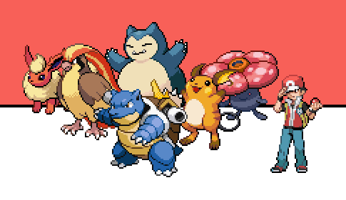 POKEMON RED - My Team (by mickytaka558) : r/pokemon