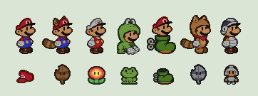 Paper Mario Powerups By Rcrdcat On Deviantart