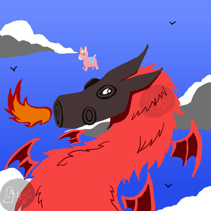 Pyro Dragon with Friend by Spearitt on DeviantArt