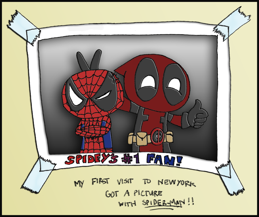 Deadpool and Spider-man by tangledinthread on DeviantArt