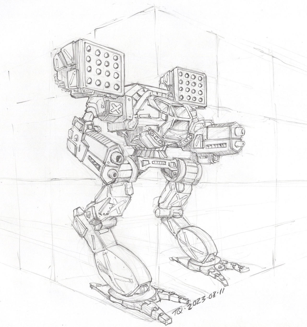 Timberwolf, AKA Mad-Cat Sketch by tomas-quinones on DeviantArt