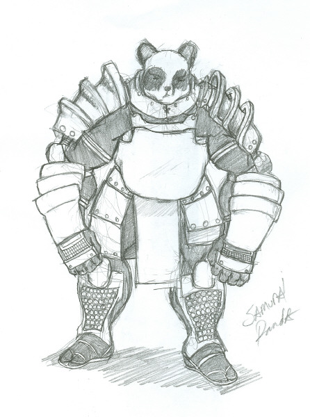 Samurai Panda