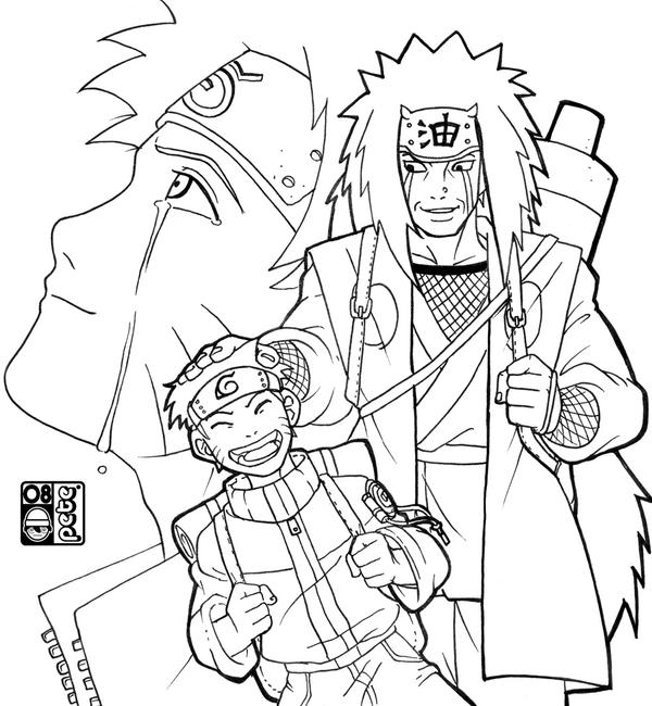 jiraiya y naruto by peterete on DeviantArt