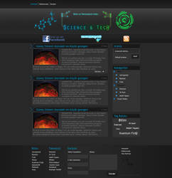 Science 'n Tech Blog interface