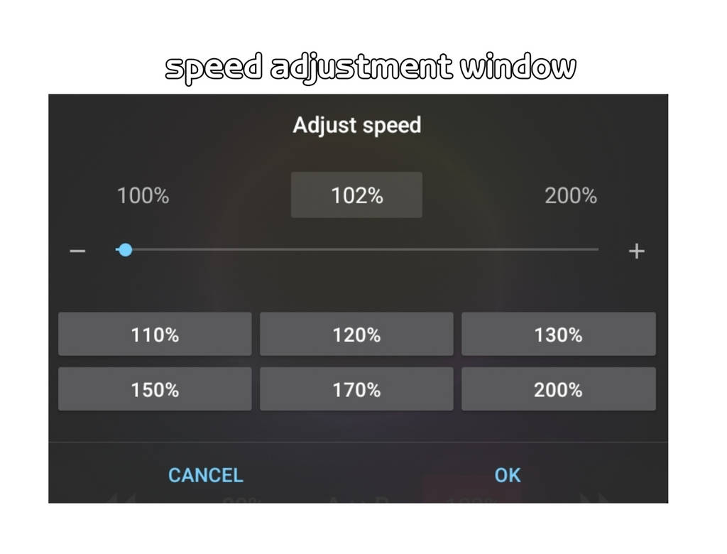 Speed adjustment UI on the JetAudio app by CircleheadsPokeWorld on ...