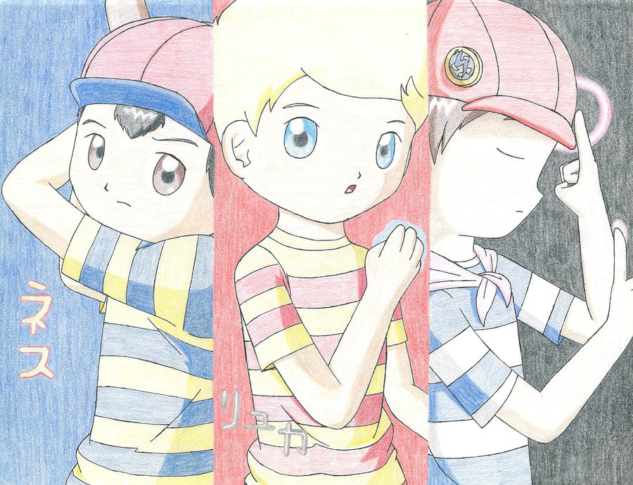 -Ness, Lucas and Ninten- Mother