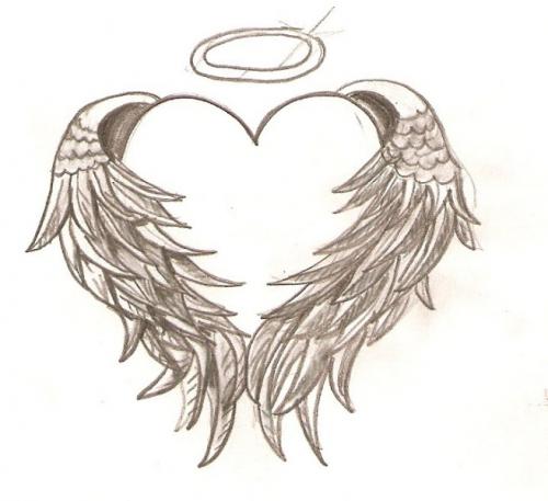 angel heart tattoo design by theoriginaltriforce on DeviantArt angel heart tattoo design by theoriginaltriforce on DeviantArt