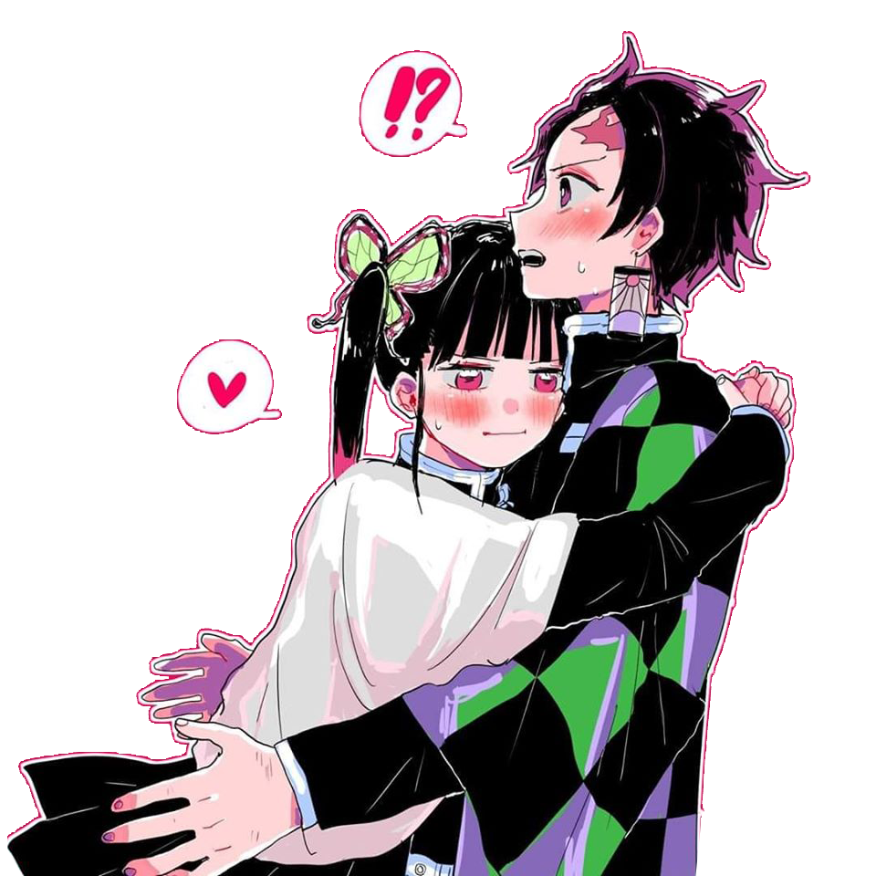 Kimetsu no Yaiba : Tanjirou x Kanao Render N-13 by BLACKrang