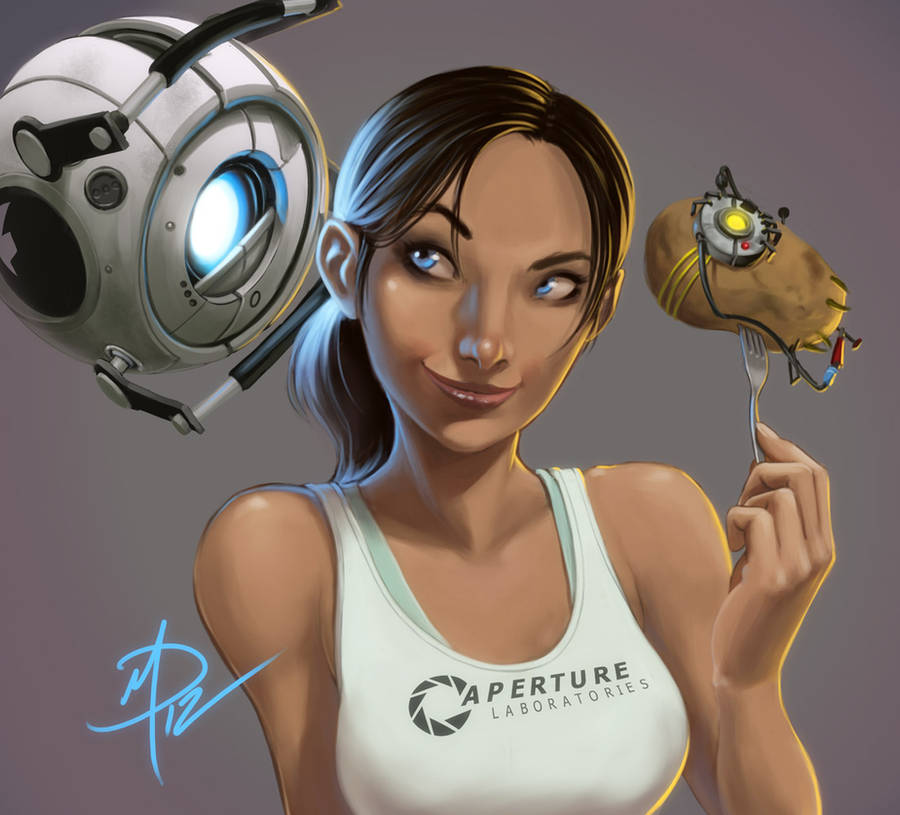 Portal 2 _ With friends like these... by polarityplus