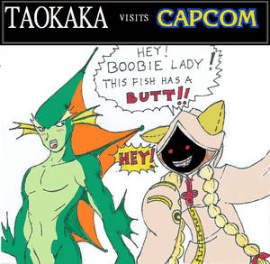 Taokaka Visits Capcom