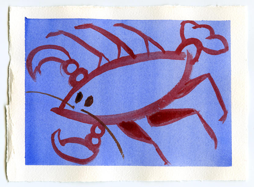 Watercolor 3: Lobster