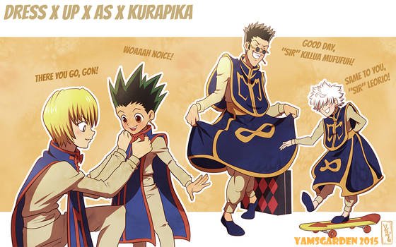 Kurapika In A Skirt Fanart - Wonderful Wallpaper