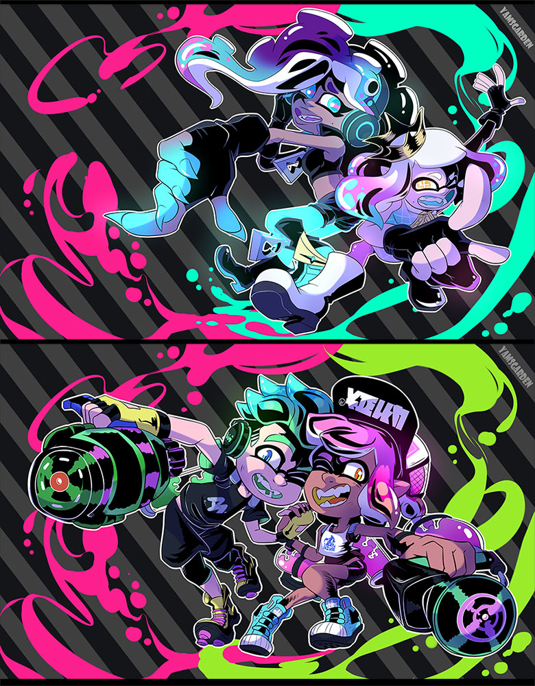 Splatoon Figure Deviantart Splatoon 2 by YAMsgardenART on DeviantArt