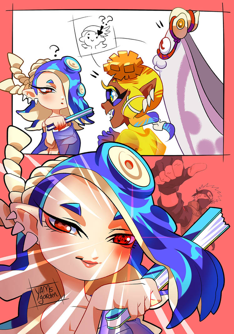 Splatoon Shiver R35 Splatoon 3 - Shiver, show us what's under by YAMsgardenART on DeviantArt