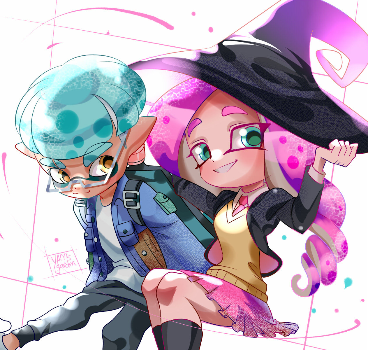 Splatoon Figure Deviantart Splatoon - Got my homie to play Splatoon by YAMsgardenART on DeviantArt