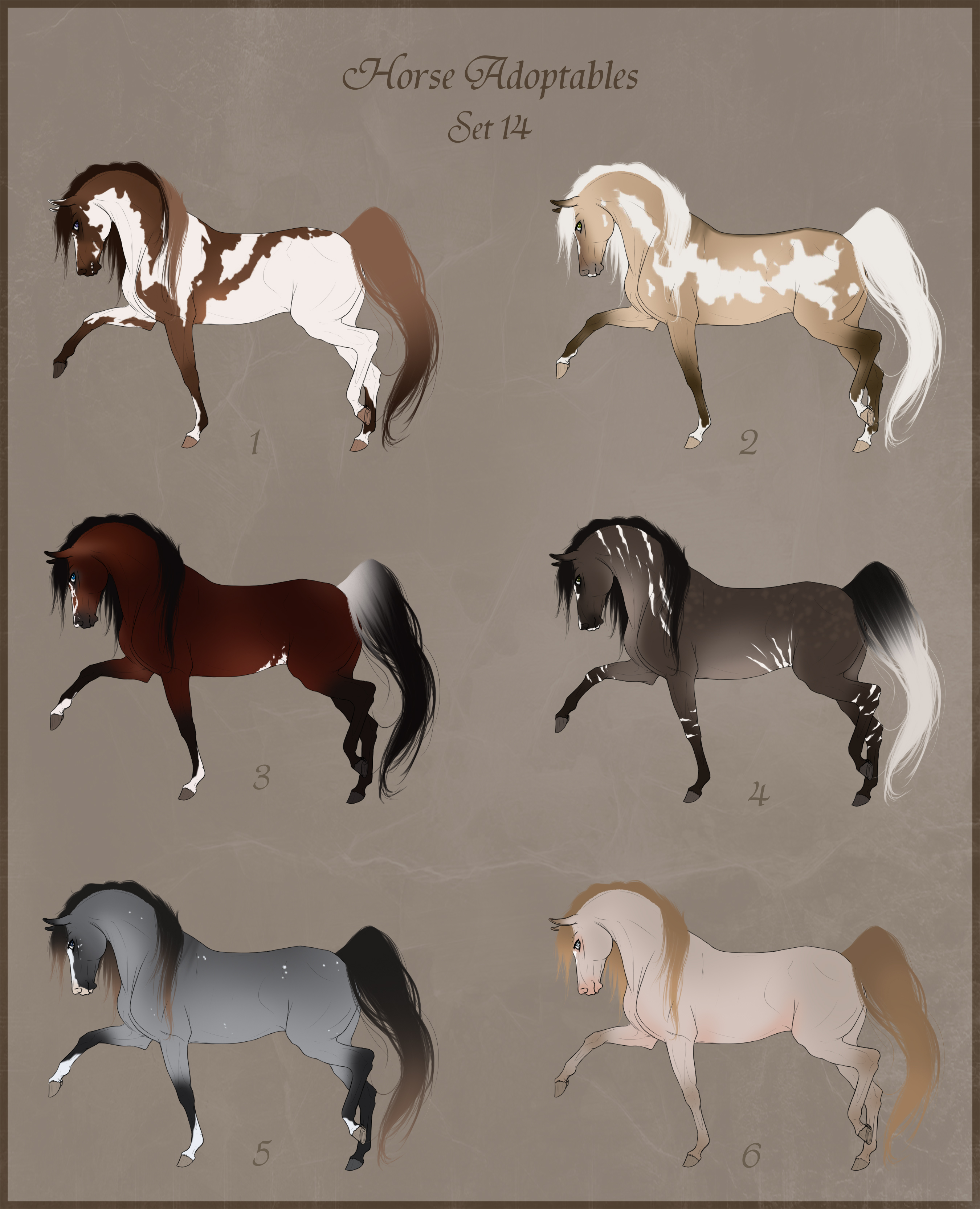 Horse Point Adoptables - Set 14 CLOSED