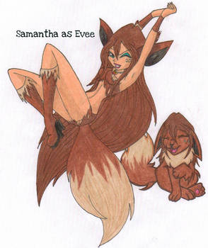 Samantha as Evee