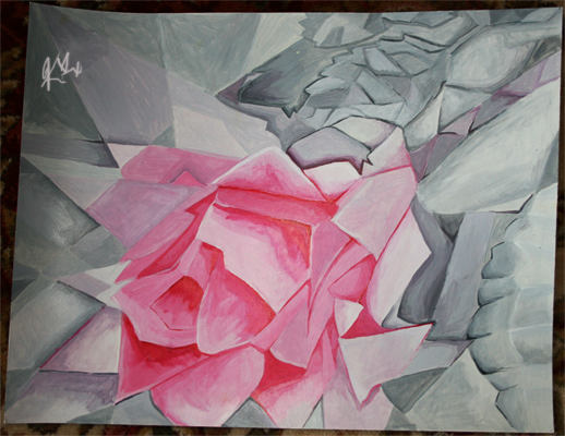 Cubism Rose by kronakitty on DeviantArt