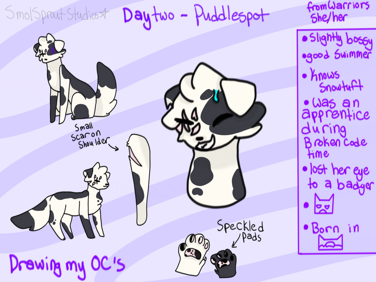 OC spotlight day two: Puddlespot by SmolSproutStudios on DeviantArt
