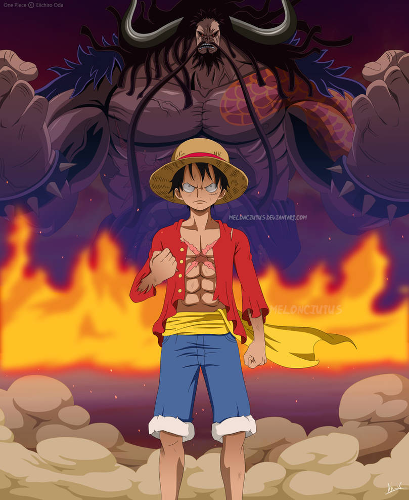 One Piece - Luffy vs Kaido by Melonciutus