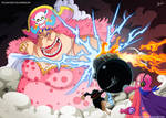 One Piece 870 - Luffy y Sanji vs Big Mom by Melonciutus