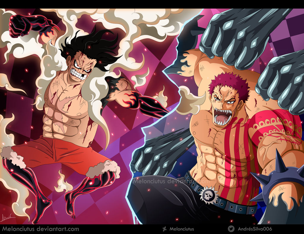 Charlotte Katakuri and Luffy