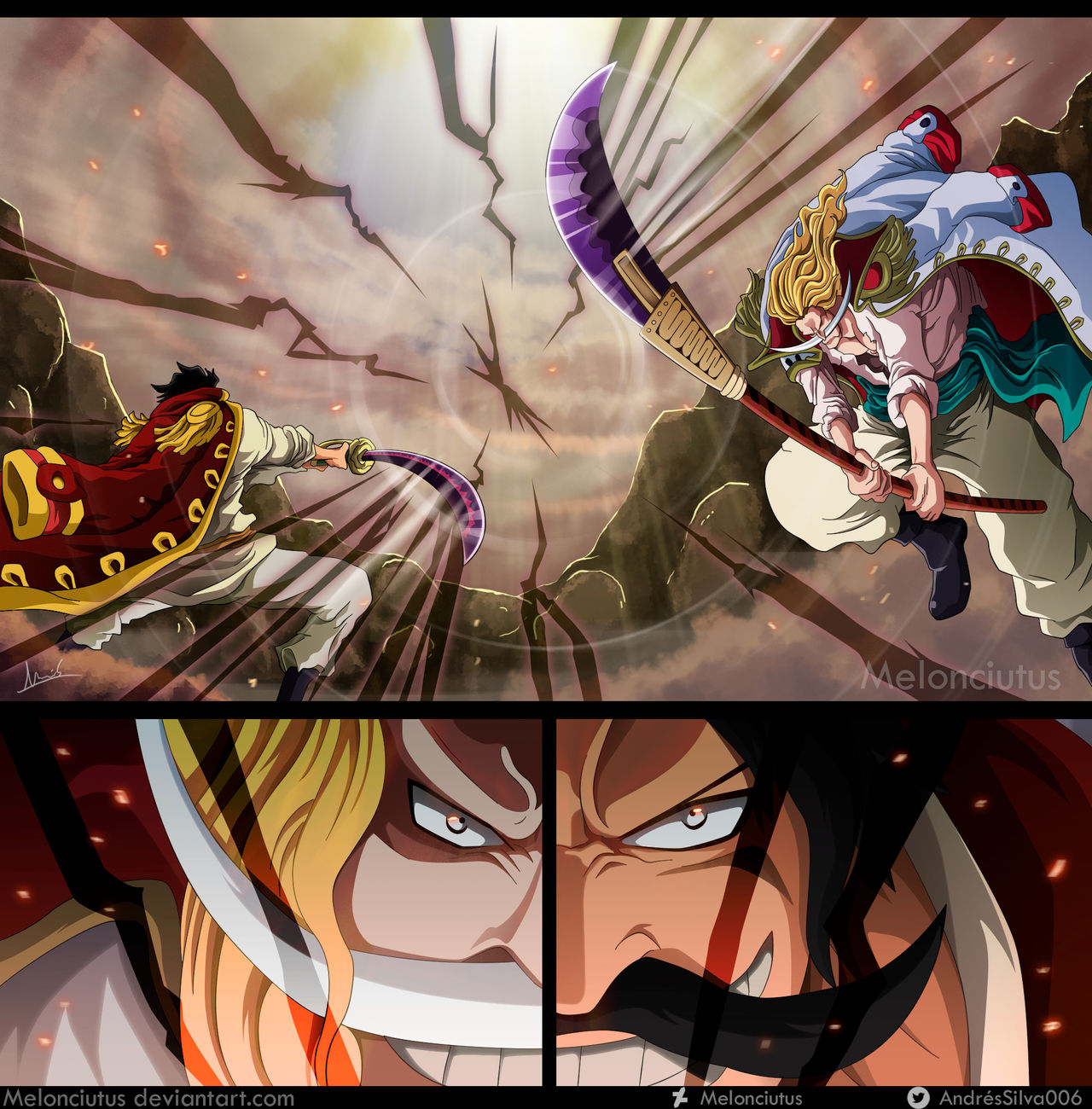 One Piece 966 Gol D Roger Vs Edward Newgate By Melonciutus On Deviantart One Piece 966 Gol D Roger Vs Edward Newgate By Melonciutus On Deviantart