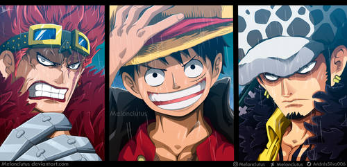 One Piece 974 - Luffy, Kid and Law