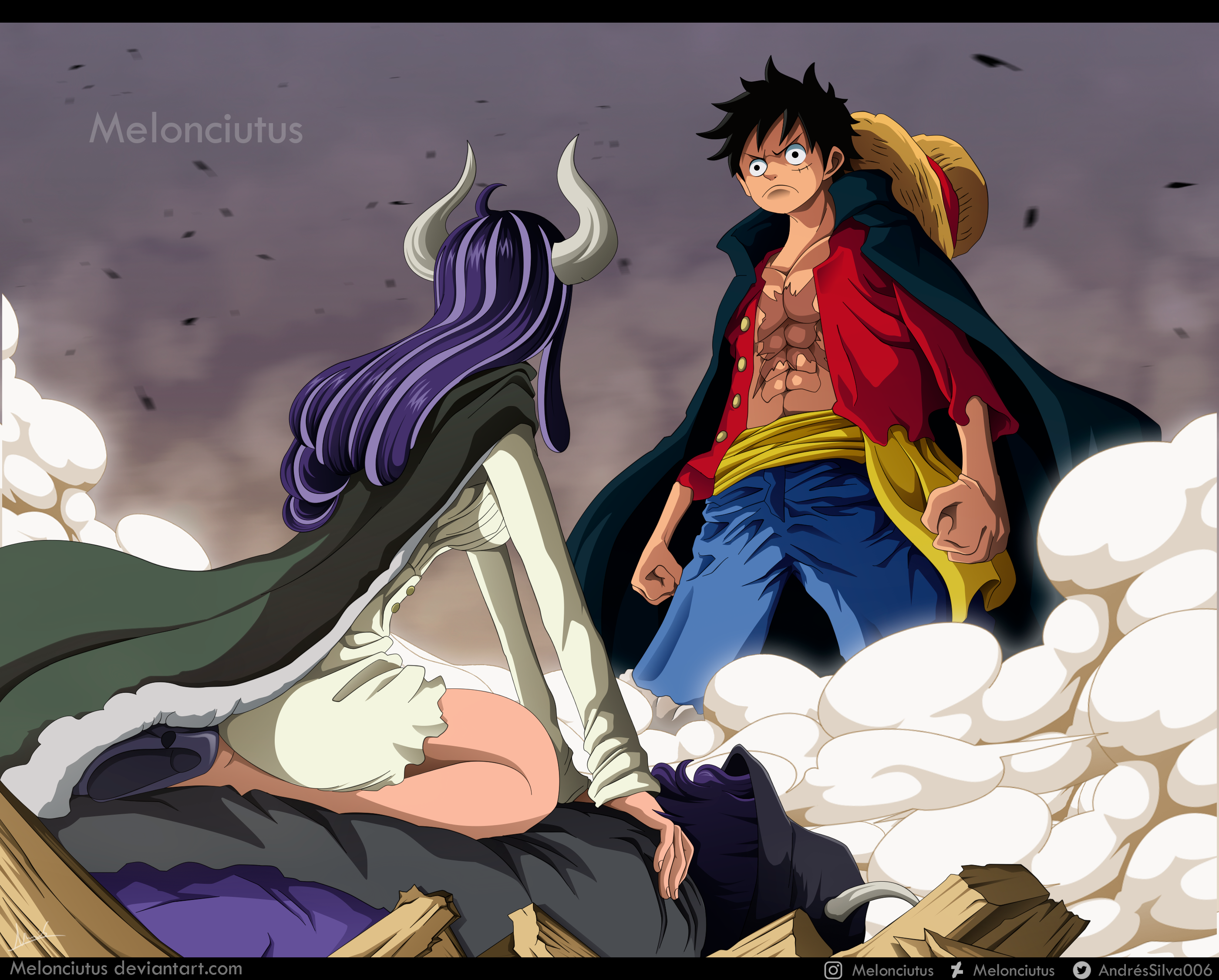 One Piece 9 Luffy And Ulti Page One By Melonciutus On Deviantart One Piece 9 Luffy And Ulti Page One By Melonciutus On Deviantart