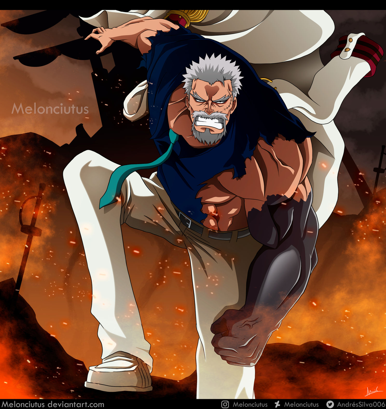 One Piece - FANART - Monkey D. Garp by Melonciutus on DeviantArt