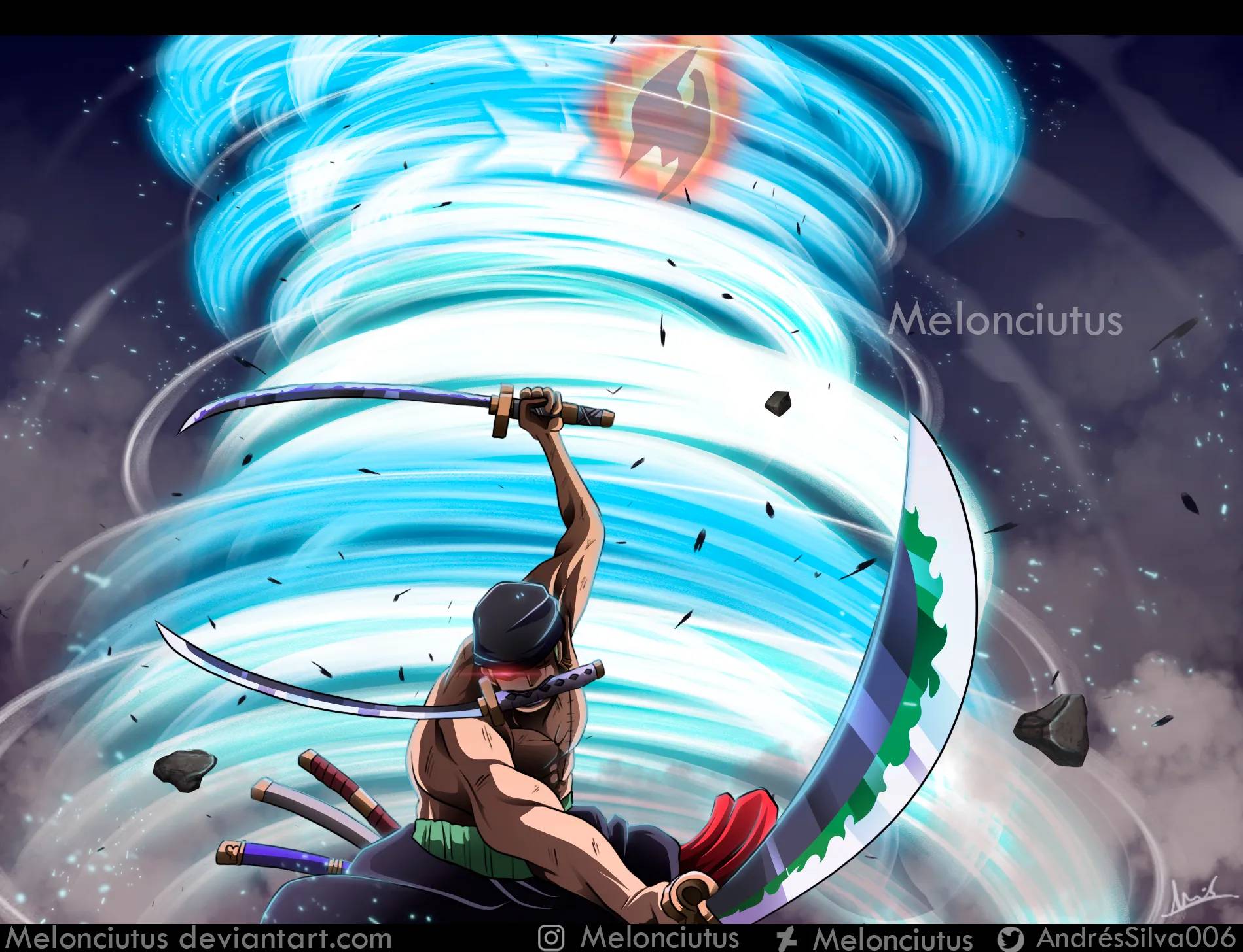 One Piece 1037 - Luffy vs Kaido by Melonciutus on DeviantArt