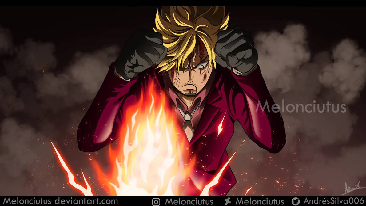 One Piece 1034 - Ifrit Jambe by Melonciutus on DeviantArt