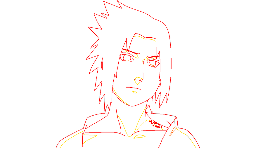 Sasuke Line Trace sasuke line art by moonflowerH20 on DeviantArt