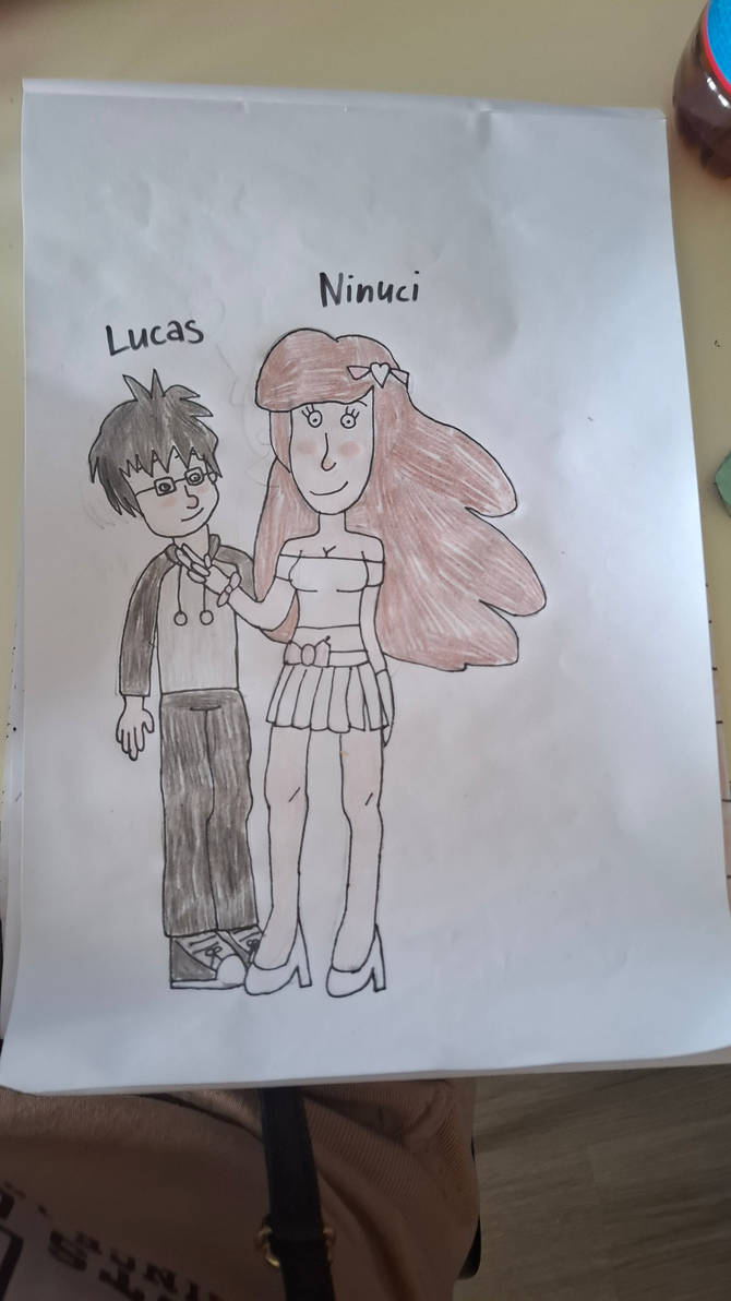 Luckae Hugging picks Lucas up hug and hold her as shake her hair by gjumush2008 on ...