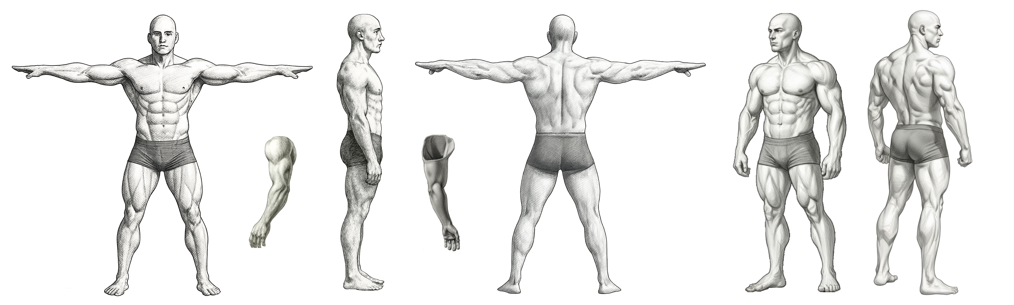 Full Body Rotation Character New Neutral Character Sheet Rotations by KingOfCopper16 on DeviantArt