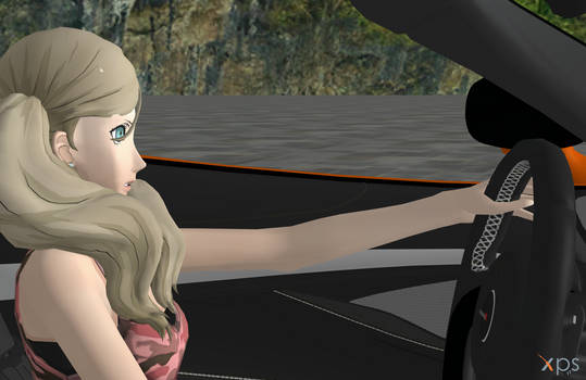 Ann Sports car drive! - 4