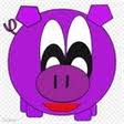 purple pig