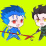 fate grand order cu chulainn and diarmuid