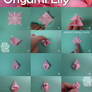 Traditional origami lily tutorial