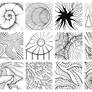 Black and white compositions
