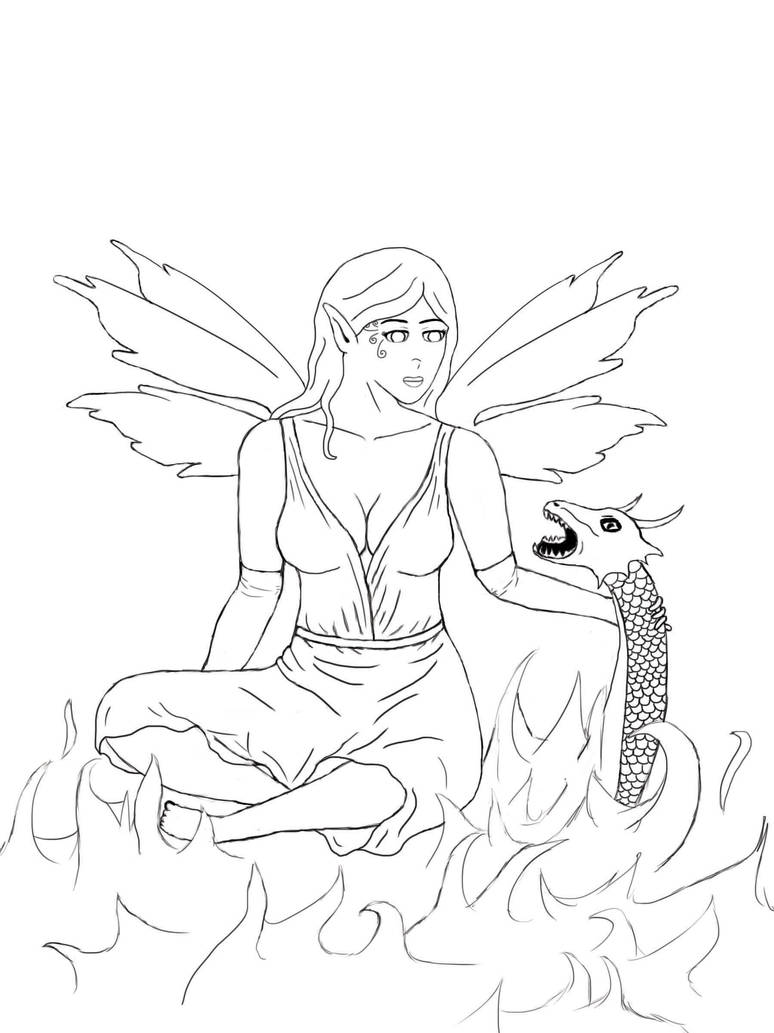 The Girl and the Flame Dragon