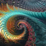 Golden Gods from Below #fractal tentacle spiral