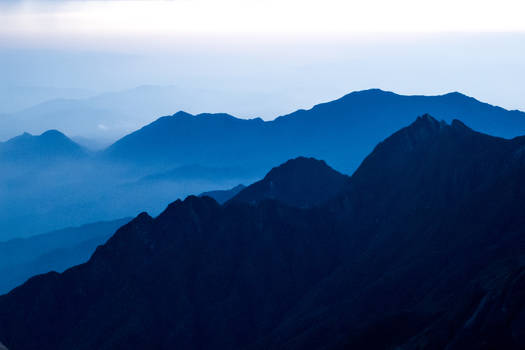 Ridges of Mount Kinabalu, Malaysia