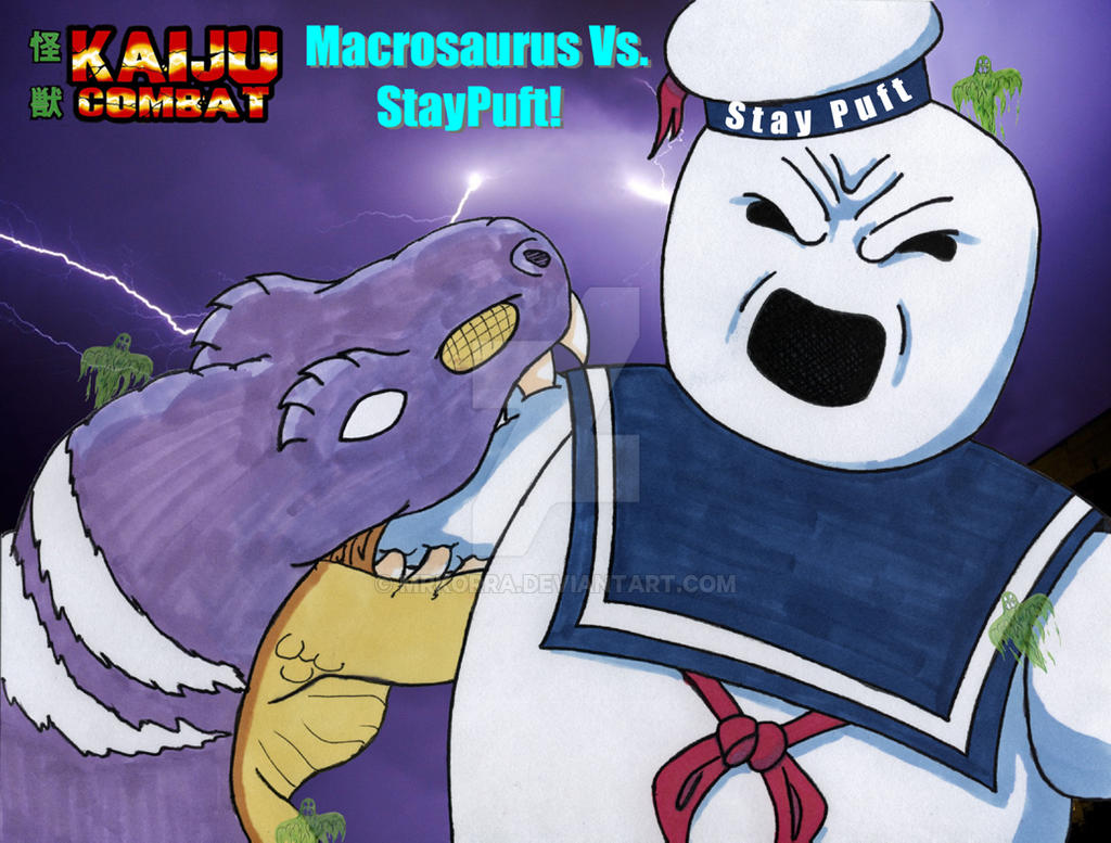Macrosaurus Vs StayPuft Marshmallow man by MrKorra on DeviantArt