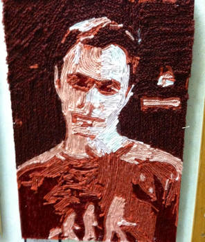 Dr. Sheldon Cooper - Yarn Painting