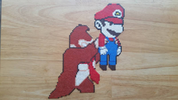 Please let me down (mini hamabeads)