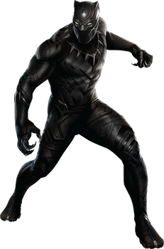 Captain America: Civil War - Black Panther 01 PNG
