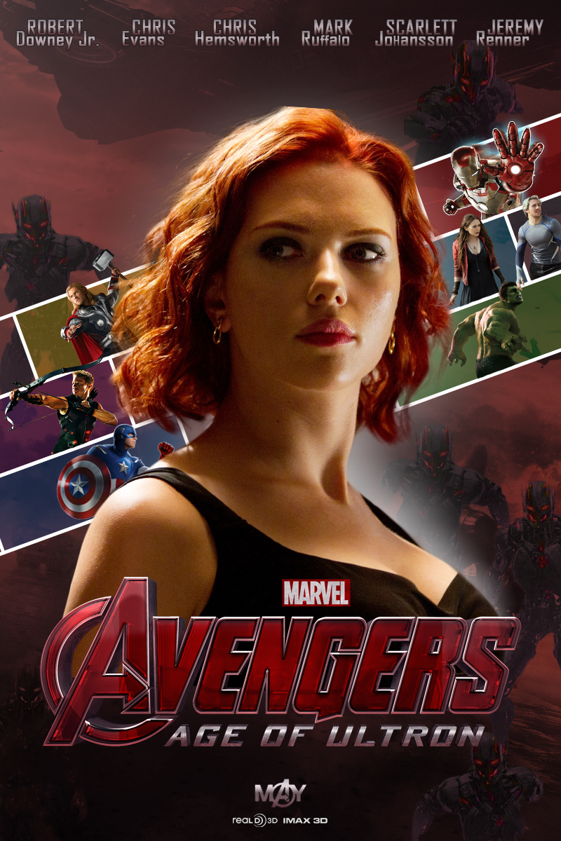 Avengers Age of Ultron Black Widow Fan-Made Poster